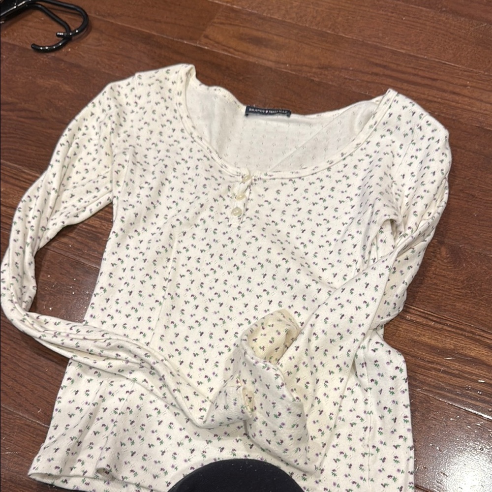 Floral Cream Women's Top
